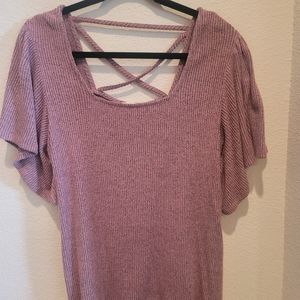 Maurices Pink Baby Doll Top